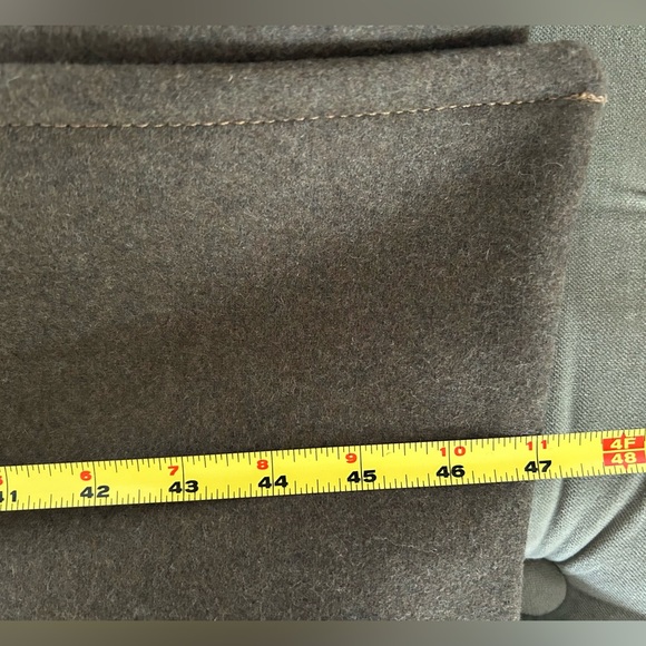 Banana Republic Cian Melton Great Coat M Olive Green NWT Gold Buttons Wool Blend - Picture 13 of 15